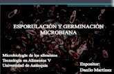 Esporulacion y Germinacion Bacteriana
