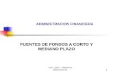 Fivb7 Fuentes de Fondos a Corto y Mediano Plazo