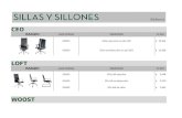 Lista de Precios Sillas y Sillones 2012