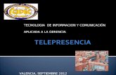 TELEPRESENCIA Exposicion CIDEC Valencia