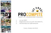 Procompite Ley 29337
