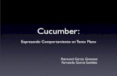 Cucumber: Expresando comportamiento en texto plano