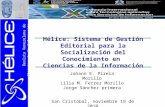 Helice: Sistema de gestión editorial para la socialización del conocimiento en ciencias de la información
