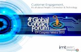 Presentación Ma. Eugenia García Presidenta IMT en el 4th Global ContactForum 2013