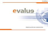 Presentación de servicios evalue project finance