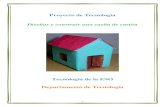 Casa carton - Proyecto de Tecnología con Materiales Derivados de la Madera