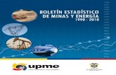 Boletín estadístico Minas y Energía