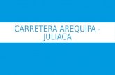 Carretera Arequipa - JUliaca