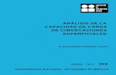 Analisis de La Capacidad de Carga en Cimentaciones Superficiales