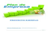 Ejemplo plan empresa proyecto