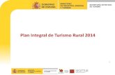 El turismo rural en el Plan Integral de Turismo de España