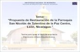 Parroquia de la Paz Centro, León Nicaragua.