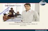 Programa Coaches. 2012