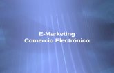 E- Marketing y Comercio Electrónico