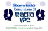 Ponencia servicio comunitario en radio IPC julio 2014