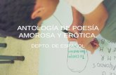 Antología de poesía amorosa y erótica
