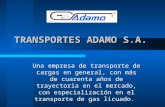 Presentación Transportes Adamo S.A.