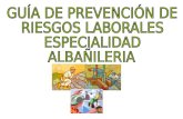 Guía de Prevención de Riesgos Laborales en albañilería