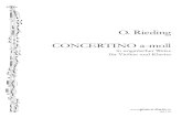 Oskar Rieding - Concierto La Menor Op 21