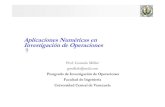 Clase Aplicaciones Numéricas en Investigación de Operaciones 09