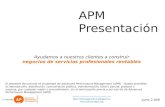 APM   Presentación Corporativa