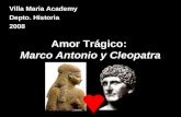 Amor TráGico Marco Antonio Y Cleopatra