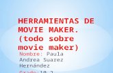 Herramientas de movie maker