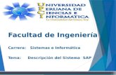 Introducción Sistemas SAP R/3