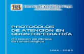 Protocolos de atención odontopediatria