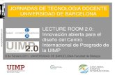 Presentaci³n modelo Lecture Room 2.0 en la Universidad de Barcelona