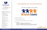 13 Informe de actividades - 01 de octubre - Brigada Loyola