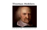 Thomas hobbes presentacion