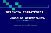 Gerencia Estratégica Modelos Gerenciales