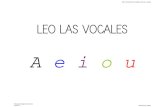 Leo Las Vocales Libro