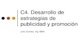 C4. desarrollo de estrategias de publicidad y promoción presentación