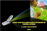 Curso COSO 2013  Nuevo Marco Integrado de Control Interno DIC.2013 - Dr. Miguel Aguilar Serrano
