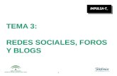 Tema 3. redes sociales, foros y blogs