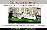 Cambio de Constitución en Chile: ¿Es posible mediante asamblea constituyente?