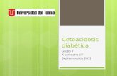 Cetoacidosis diabética y coma hiperosmolar