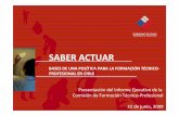 Presentación Bases para una Política de Formación Técnico Profesional en Chile
