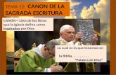 Tema 12 canon de la sagrada escritura v10 parte 1 recortado ricardo editado_para slide_share
