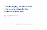 Maestría UP - Tecnología, innovación y la evolución de las comunicaciones