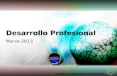 Desarrollo Profesional - Marzo 2013