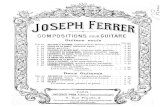 Josep Ferrer - Pensées melodiques for guitar - sheet music