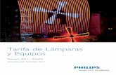 Tarifa Lámparas  y Equipos 2011 Actualizacion Octubre