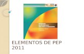 Elementos de Pep 2011