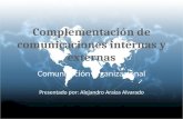 Complementación de comunicaciones internas y externas - Capítulo 2   tema 3