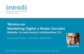 La web social y colaborativa