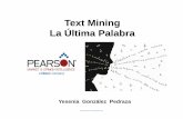5 text mining la ultima palabra yesenia glez pearson