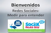 Redes sociales Medir para Entender smday ba2011